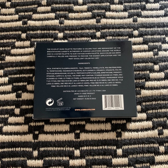 NEW Ace Beaute Scarlet dusk eyeshadow palette - Picture 5 of 7
